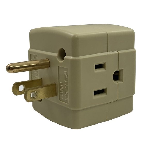 Projex Grounded 3 outlets Adapter AB-26/11PRJ